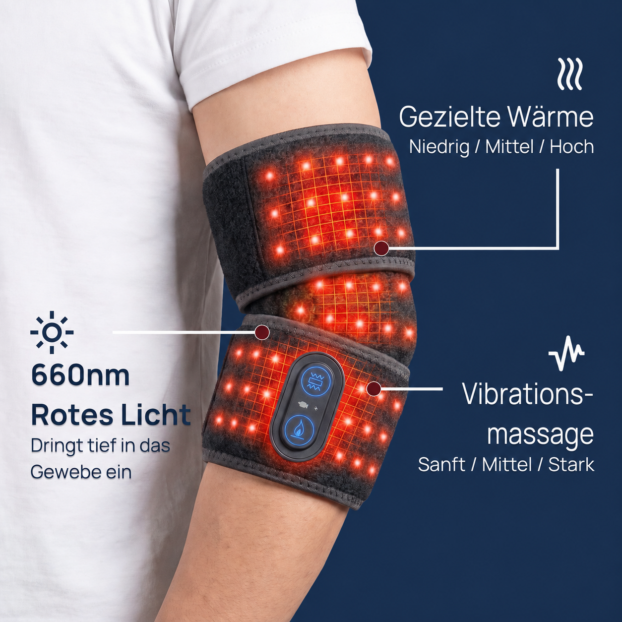 SmartPulser 3-in-1 Ellenbogen